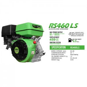 RYU MESIN PENGGERAK 1800 RPM 18 HP 6.5 LITER